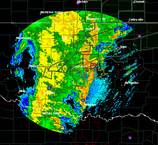 Interactive Hail Maps Hail Map for Shawnee, OK