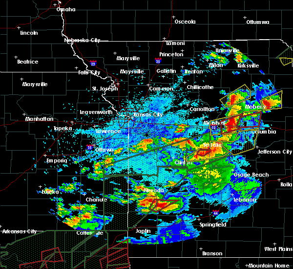 Interactive Hail Maps Hail Map for Cole Camp, MO