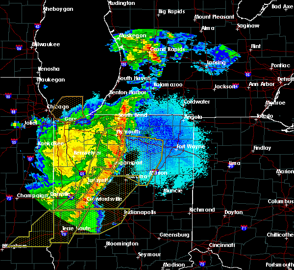 Interactive Hail Maps Hail Map for South Bend, IN(05)