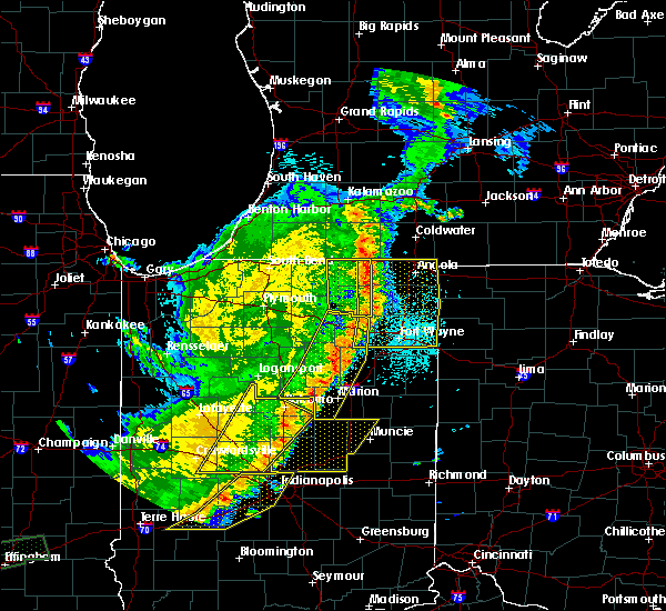 Interactive Hail Maps Hail Map for Fairmount, IN