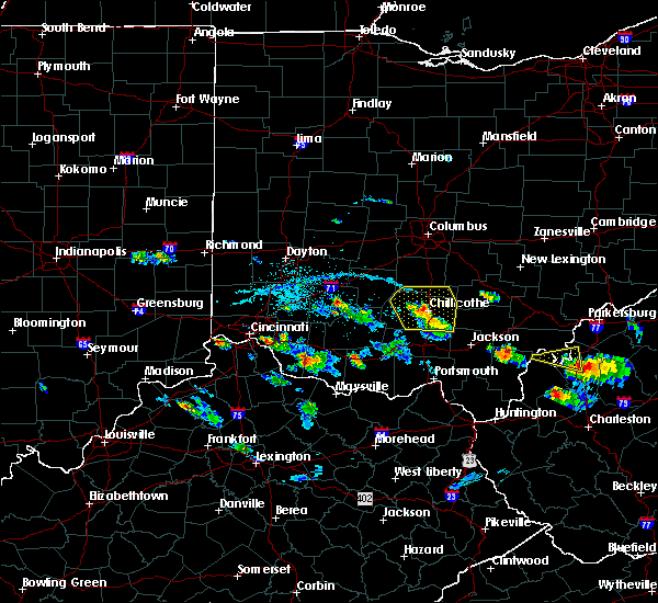 Interactive Hail Maps Hail Map for Chillicothe, OH
