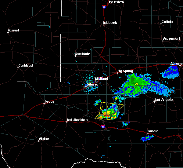 Interactive Hail Maps Hail Map for Rankin, TX