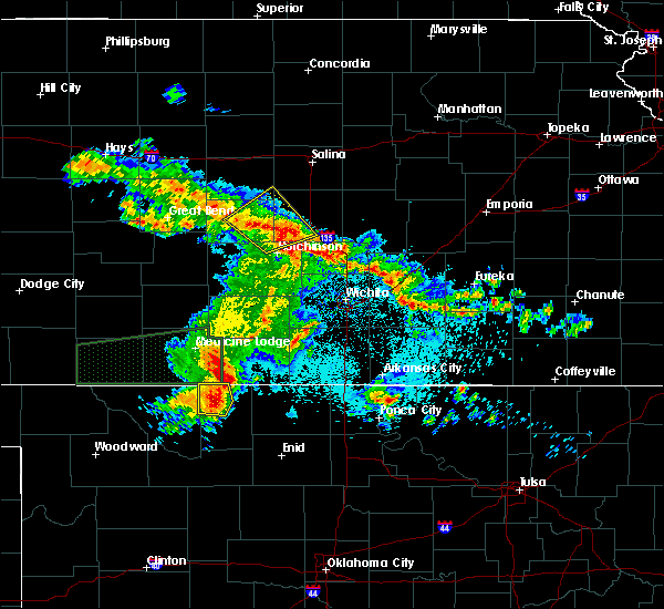 Interactive Hail Maps Hail Map for Hutchinson, KS