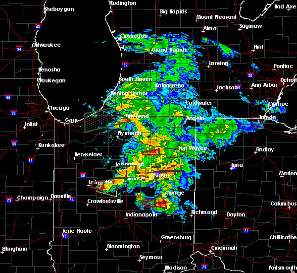 Interactive Hail Maps Hail Map for Uniondale, IN