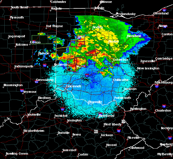 Interactive Hail Maps Hail Map for Rossburg, OH