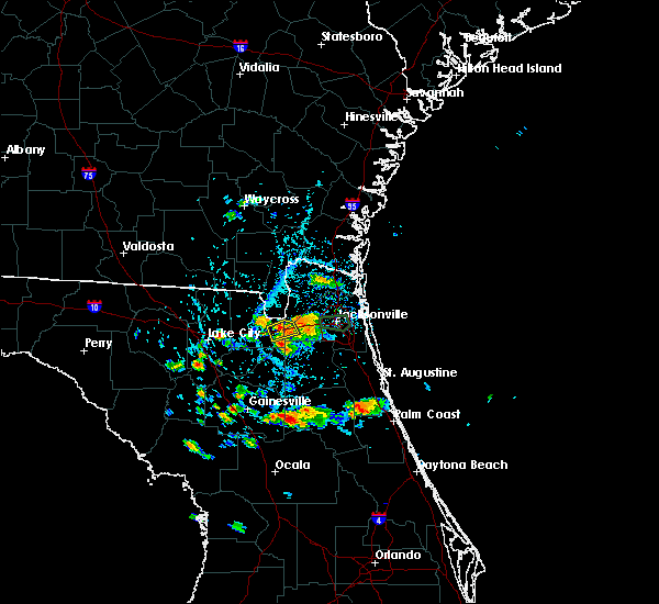 Interactive Hail Maps Hail Map for Jacksonville, FL