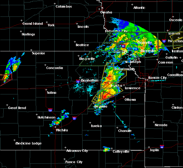 Interactive Hail Maps Hail Map for Topeka, KS