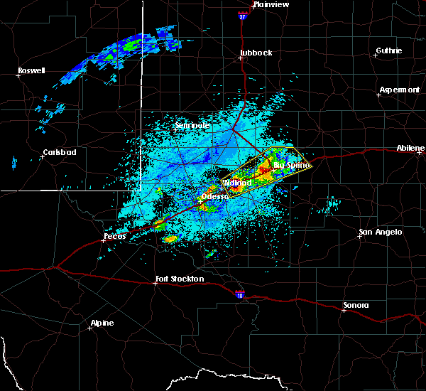 Interactive Hail Maps Hail Map for Midland, TX