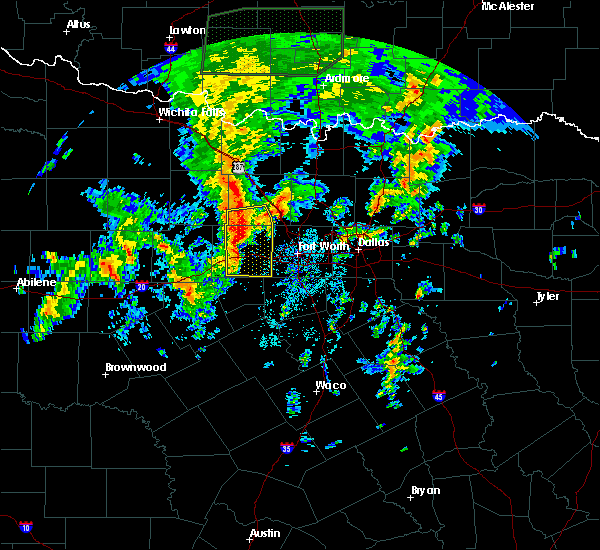 Interactive Hail Maps Hail Map for Fort Worth, TX