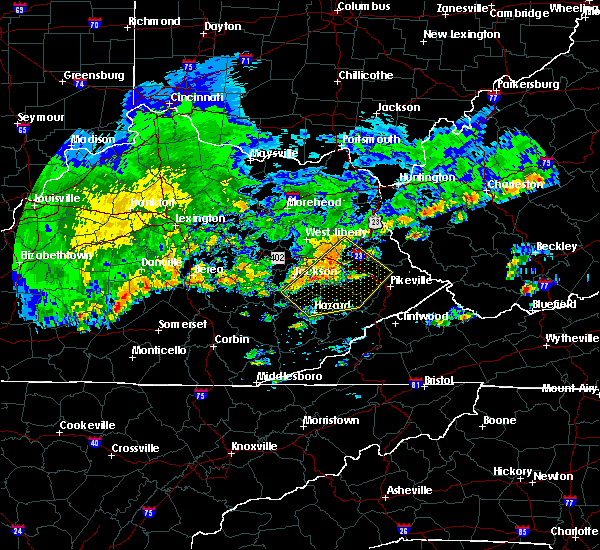 Interactive Hail Maps Hail Map for Hazard, KY