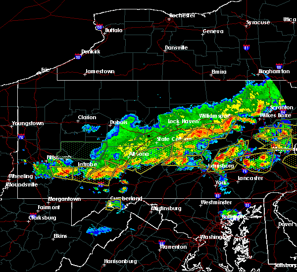 Interactive Hail Maps Hail Map for Sunbury, PA