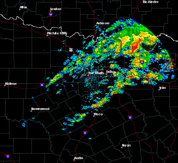 Interactive Hail Maps Hail Map for Edgewood, TX