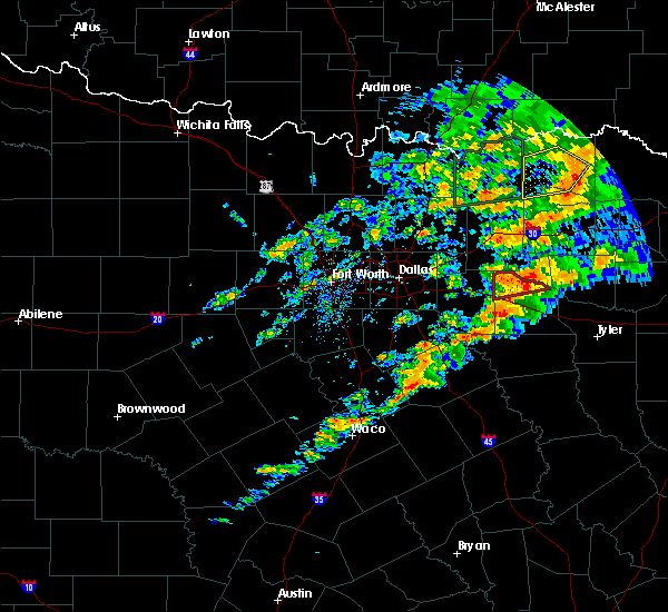 Interactive Hail Maps Hail Map for Edgewood, TX