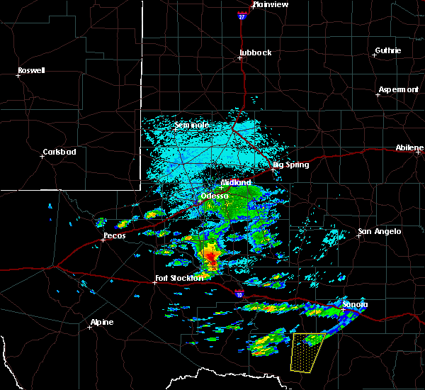 Interactive Hail Maps Hail Map for McCamey, TX