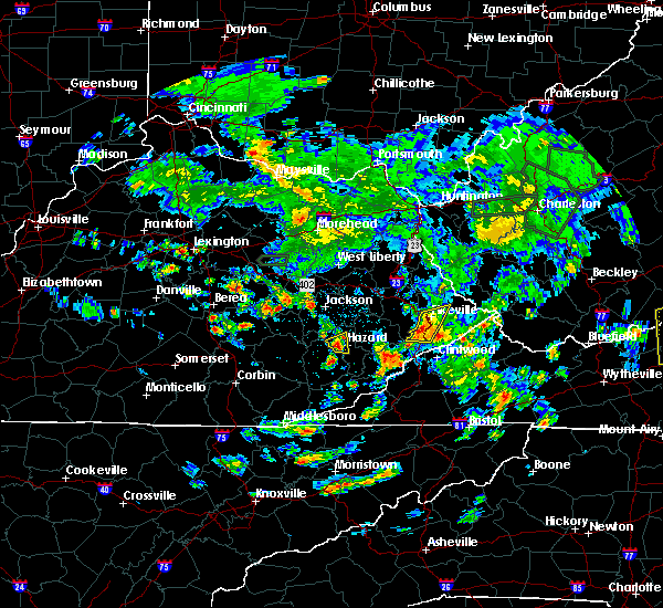 Interactive Hail Maps Hail Map for Hazard, KY