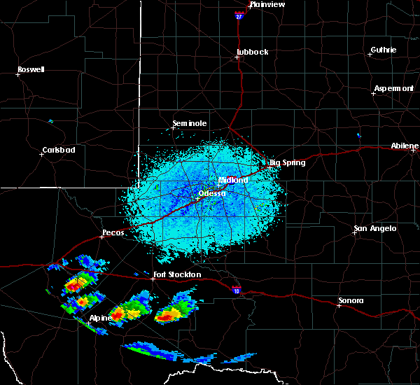 Interactive Hail Maps Hail Map for Sanderson, TX