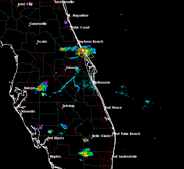 Interactive Hail Maps Hail Map for Edgewater, FL