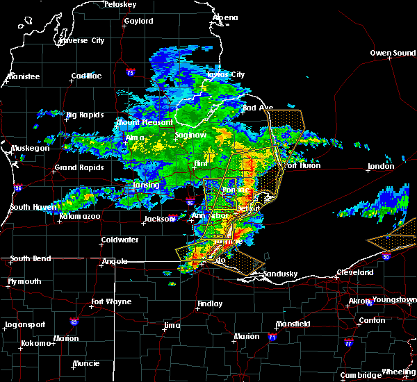 Interactive Hail Maps Hail Map for Capac, MI