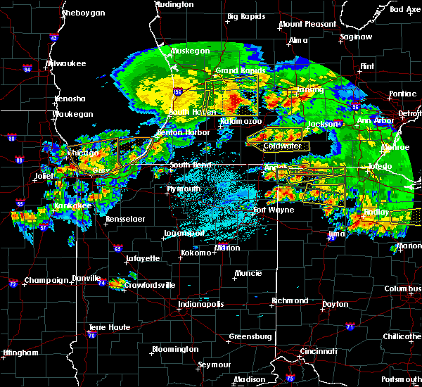 Interactive Hail Maps Hail Map for Hillsdale, MI