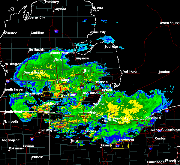 Interactive Hail Maps Hail Map for Michigan Center, MI