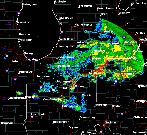 Interactive Hail Maps Hail Map for Warren, IN