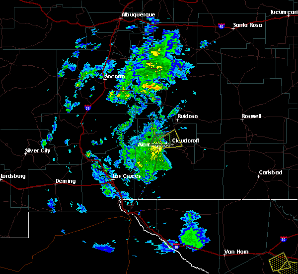 Interactive Hail Maps Hail Map for Cloudcroft, NM