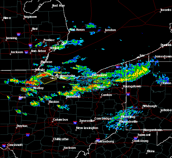 Interactive Hail Maps Hail Map for Benton Ridge, OH