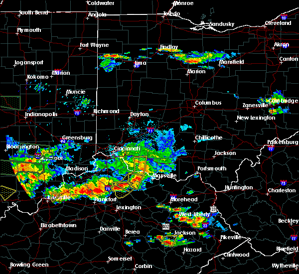 Interactive Hail Maps Hail Map for Brooksville, KY