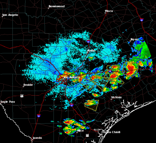Interactive Hail Maps Hail Map for Yoakum, TX