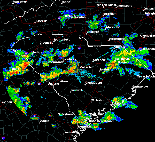 Interactive Hail Maps Hail Map for Lexington, SC