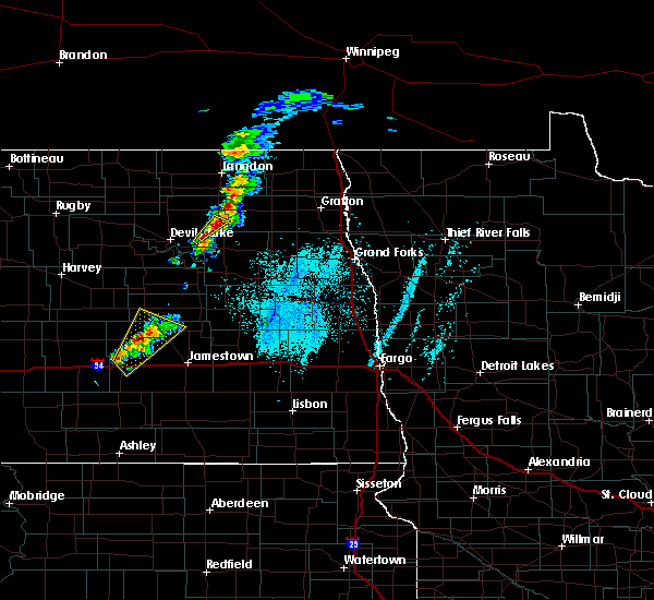 Interactive Hail Maps Hail Map for Lawton, ND