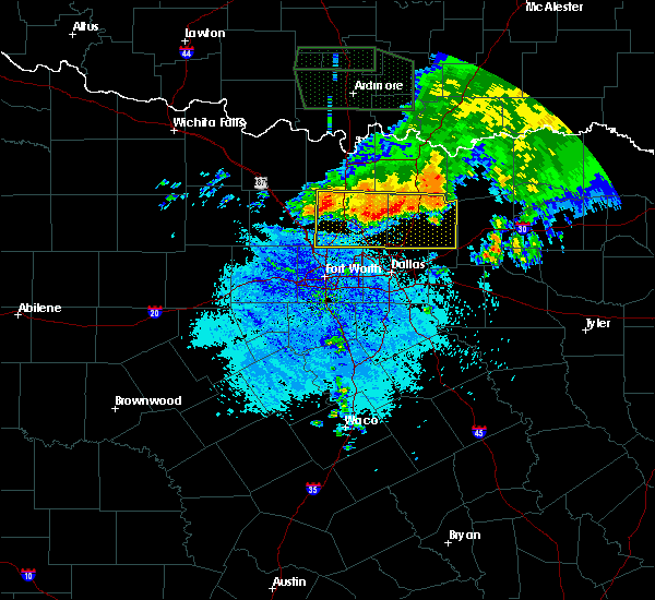 Interactive Hail Maps Hail Map for Fort Worth, TX