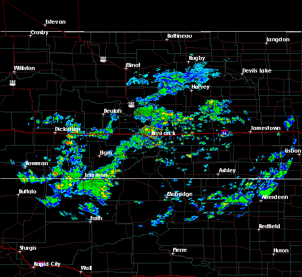 Interactive Hail Maps Hail Map for Bismarck, ND