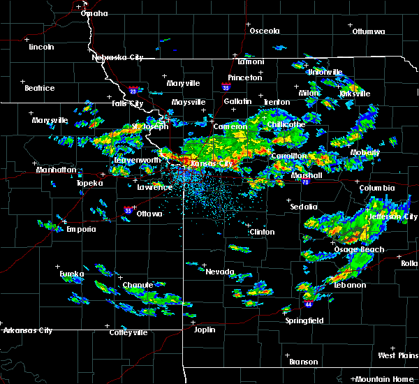 Interactive Hail Maps Hail Map for Kansas City, KS