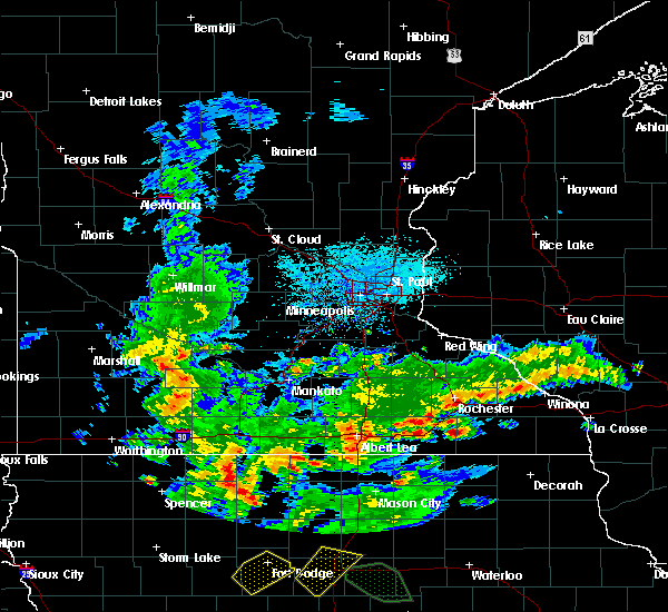 Interactive Hail Maps Hail Map for New Ulm, MN