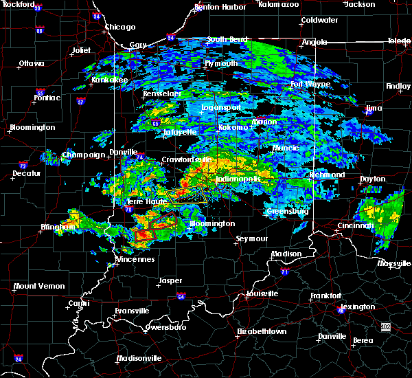 Interactive Hail Maps Hail Map for Coatesville, IN
