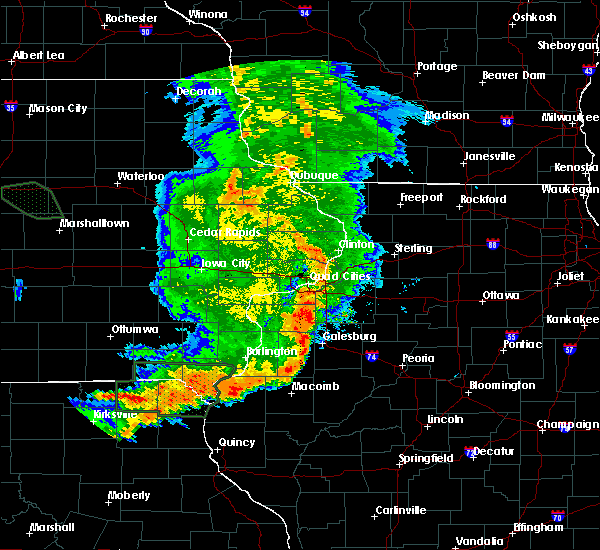 Interactive Hail Maps Hail Map for Galesburg, IL
