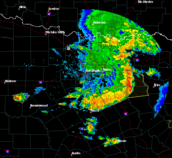Interactive Hail Maps Hail Map for Athens, TX