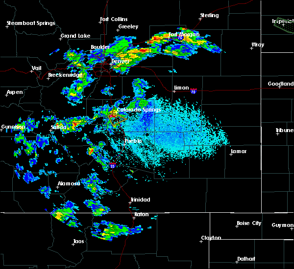 Interactive Hail Maps Hail Map for Colorado Springs, CO