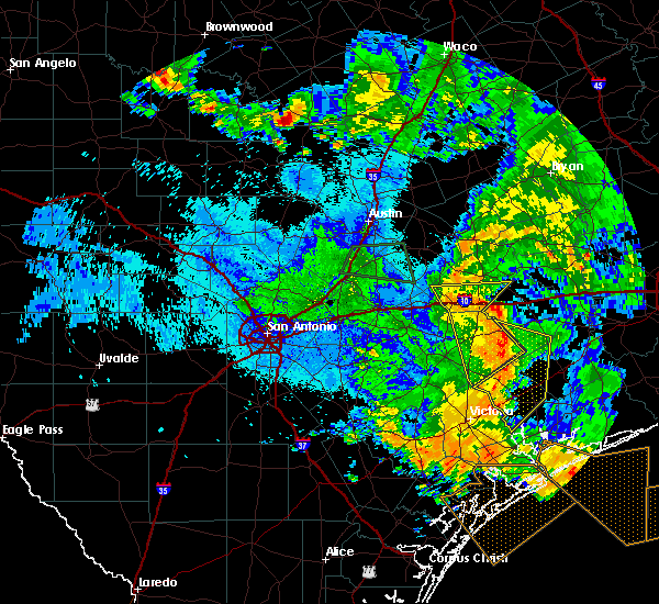Interactive Hail Maps Hail Map for Ganado, TX