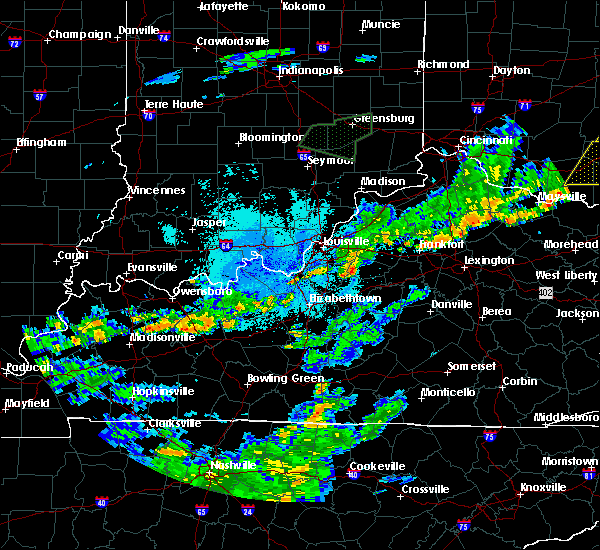 Interactive Hail Maps Hail Map for Taylorsville, KY