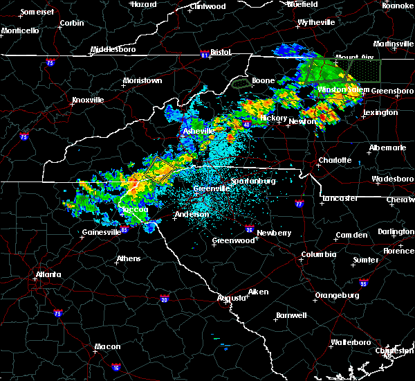Interactive Hail Maps Hail Map for Brevard, NC