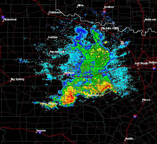 Interactive Hail Maps Hail Map for Comanche, TX