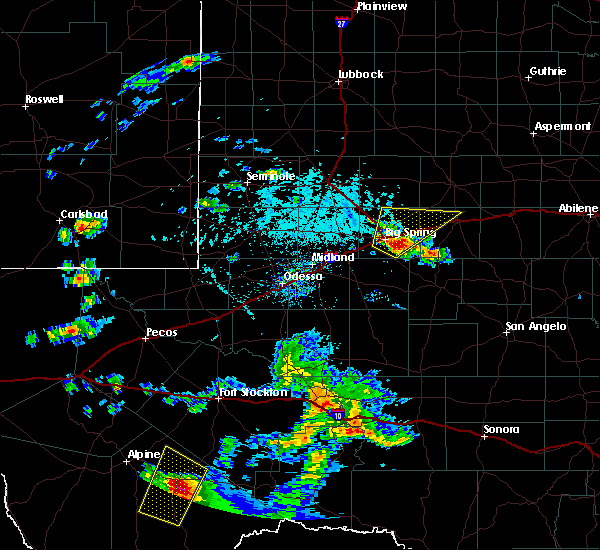 Interactive Hail Maps Hail Map for Big Spring, TX