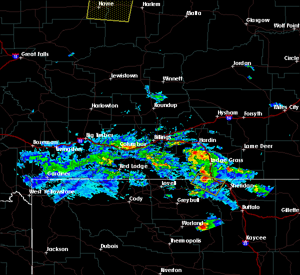 Interactive Hail Maps Hail Map for Ranchester, WY