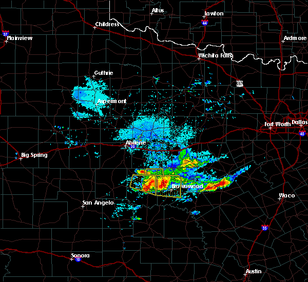 Interactive Hail Maps Hail Map for Coleman, TX