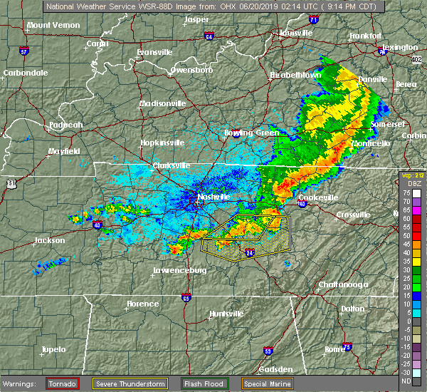 Interactive Hail Maps Hail Map for Shelbyville, TN
