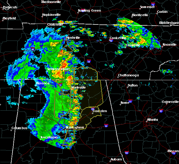 Interactive Hail Maps Hail Map for Tullahoma, TN