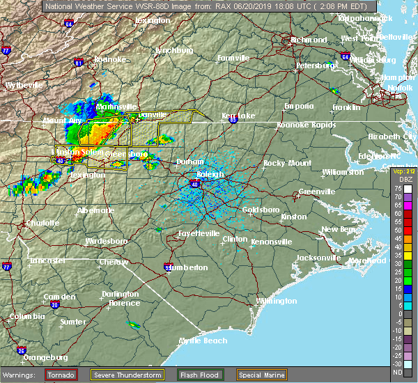 Interactive Hail Maps Hail Map for Reidsville, NC
