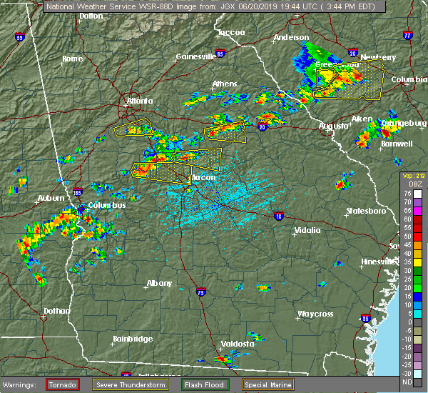 Interactive Hail Maps Hail Map for Eatonton, GA